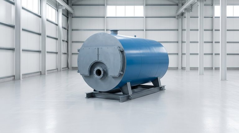 Жаротрубно-дымогарный котёл под газ и мазут с блочной горелкой